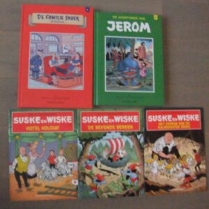 Verschillende nieuwe Vandersteen uitgaven : Jerom 2 - Snoek 5 - Kortverhalen Suske en Wiske